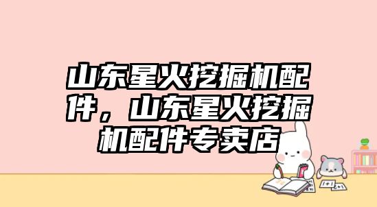 山東星火挖掘機(jī)配件，山東星火挖掘機(jī)配件專賣店