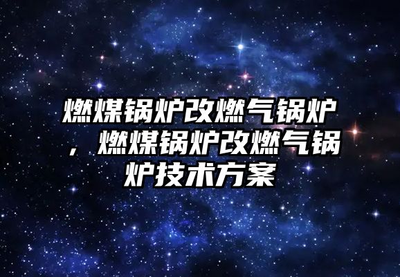 燃煤鍋爐改燃?xì)忮仩t，燃煤鍋爐改燃?xì)忮仩t技術(shù)方案