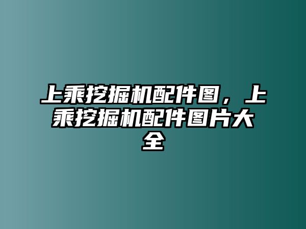 上乘挖掘機(jī)配件圖，上乘挖掘機(jī)配件圖片大全