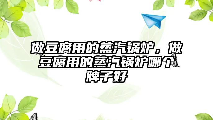 做豆腐用的蒸汽鍋爐，做豆腐用的蒸汽鍋爐哪個(gè)牌子好