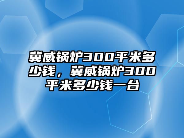 冀威鍋爐300平米多少錢，冀威鍋爐300平米多少錢一臺