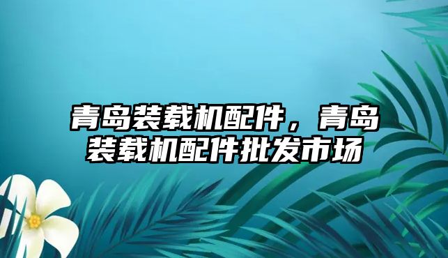 青島裝載機配件，青島裝載機配件批發(fā)市場