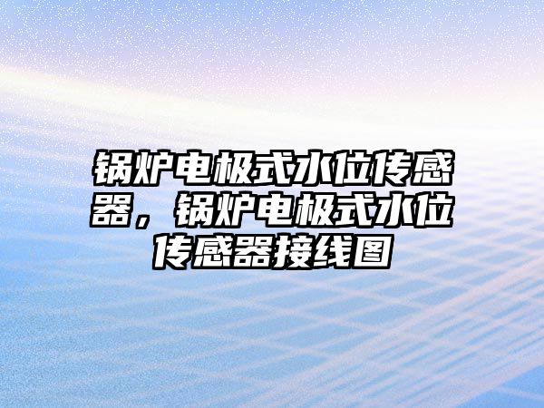 鍋爐電極式水位傳感器，鍋爐電極式水位傳感器接線圖