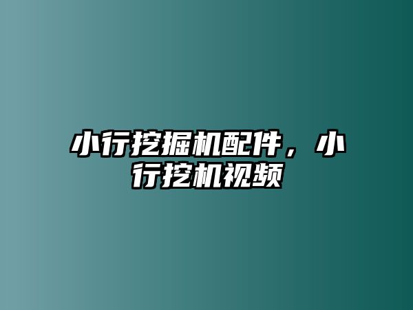 小行挖掘機(jī)配件，小行挖機(jī)視頻