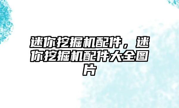 迷你挖掘機配件，迷你挖掘機配件大全圖片