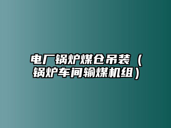 電廠鍋爐煤倉(cāng)吊裝（鍋爐車(chē)間輸煤機(jī)組）