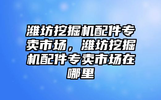 濰坊挖掘機配件專賣市場，濰坊挖掘機配件專賣市場在哪里