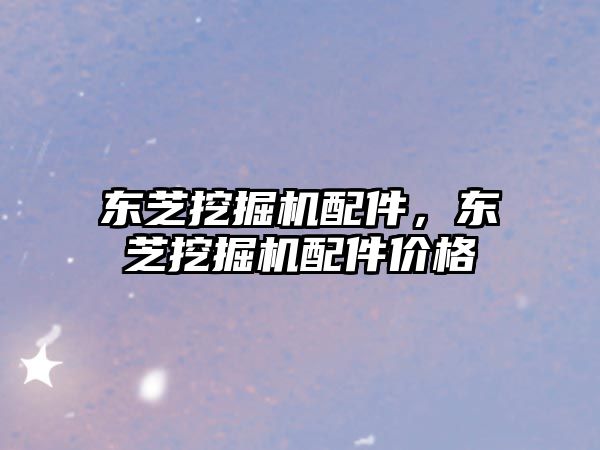 東芝挖掘機配件，東芝挖掘機配件價格