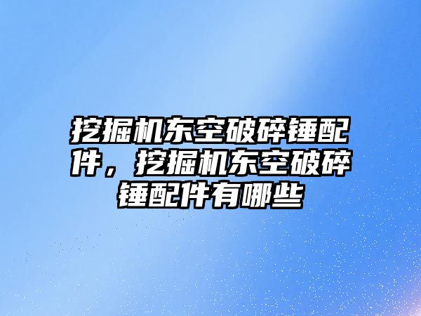 挖掘機東空破碎錘配件，挖掘機東空破碎錘配件有哪些