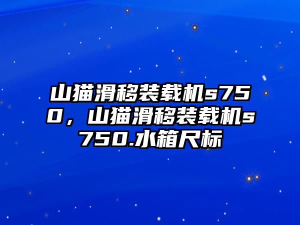 山貓滑移裝載機(jī)s750，山貓滑移裝載機(jī)s750.水箱尺標(biāo)