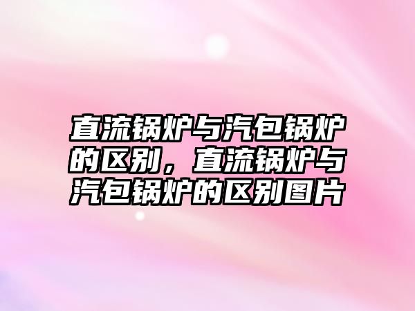 直流鍋爐與汽包鍋爐的區(qū)別，直流鍋爐與汽包鍋爐的區(qū)別圖片