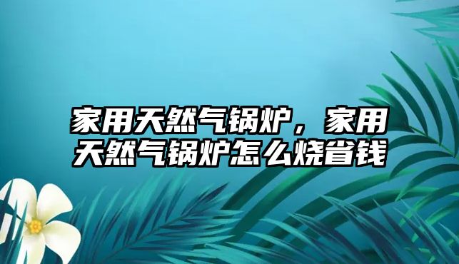 家用天然氣鍋爐，家用天然氣鍋爐怎么燒省錢