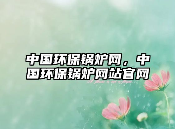 中國(guó)環(huán)保鍋爐網(wǎng)，中國(guó)環(huán)保鍋爐網(wǎng)站官網(wǎng)