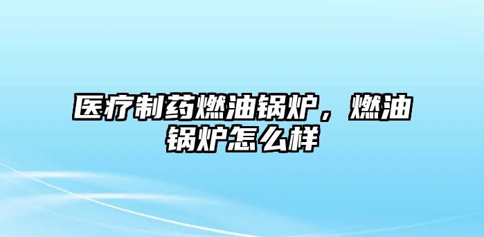 醫(yī)療制藥燃油鍋爐，燃油鍋爐怎么樣