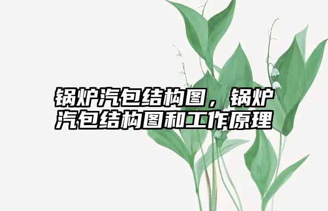 鍋爐汽包結(jié)構(gòu)圖，鍋爐汽包結(jié)構(gòu)圖和工作原理