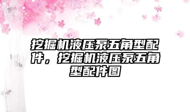 挖掘機(jī)液壓泵五角型配件，挖掘機(jī)液壓泵五角型配件圖