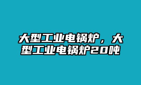 大型工業(yè)電鍋爐，大型工業(yè)電鍋爐20噸