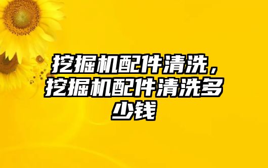 挖掘機配件清洗，挖掘機配件清洗多少錢