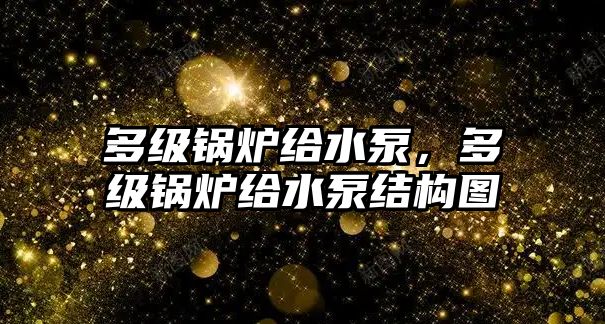 多級鍋爐給水泵，多級鍋爐給水泵結構圖