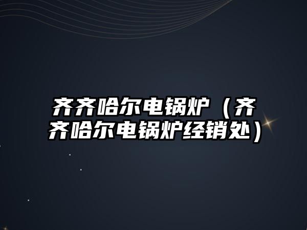 齊齊哈爾電鍋爐（齊齊哈爾電鍋爐經(jīng)銷處）