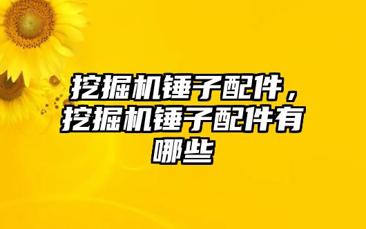 挖掘機錘子配件，挖掘機錘子配件有哪些