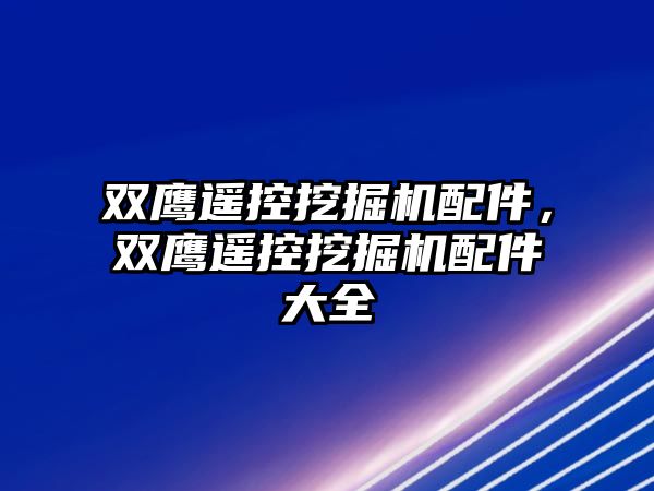 雙鷹遙控挖掘機(jī)配件，雙鷹遙控挖掘機(jī)配件大全