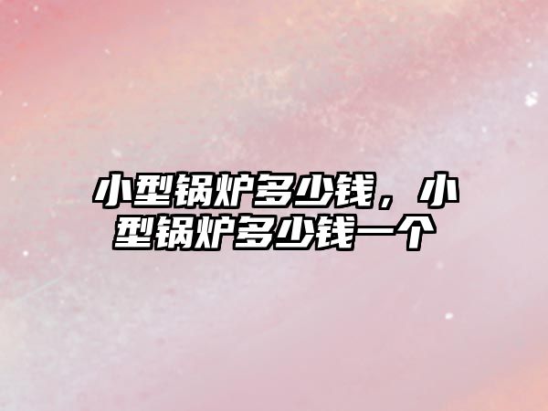 小型鍋爐多少錢，小型鍋爐多少錢一個