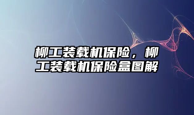 柳工裝載機(jī)保險，柳工裝載機(jī)保險盒圖解