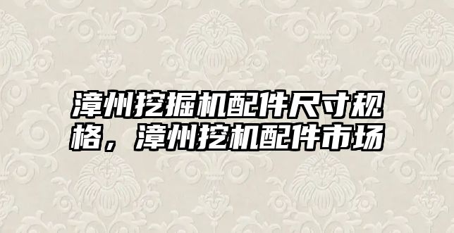 漳州挖掘機(jī)配件尺寸規(guī)格，漳州挖機(jī)配件市場(chǎng)