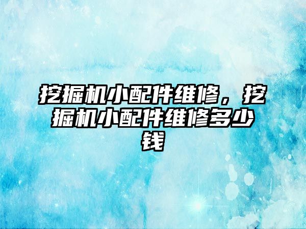 挖掘機小配件維修，挖掘機小配件維修多少錢