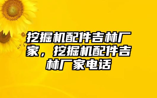 挖掘機(jī)配件吉林廠家，挖掘機(jī)配件吉林廠家電話