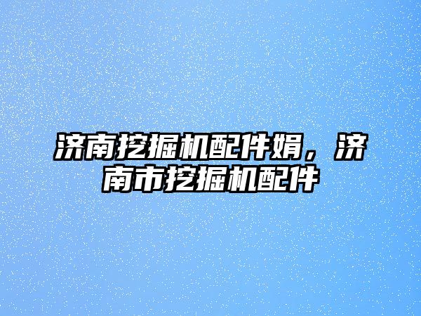 濟南挖掘機配件娟，濟南市挖掘機配件