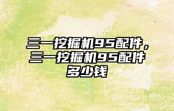 三一挖掘機(jī)95配件，三一挖掘機(jī)95配件多少錢