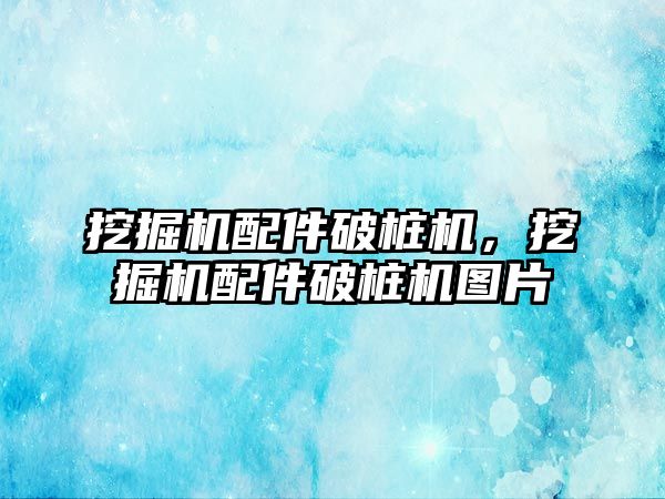 挖掘機配件破樁機，挖掘機配件破樁機圖片