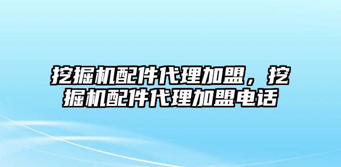 挖掘機(jī)配件代理加盟，挖掘機(jī)配件代理加盟電話