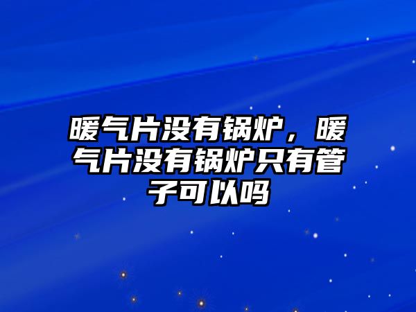 暖氣片沒有鍋爐，暖氣片沒有鍋爐只有管子可以嗎