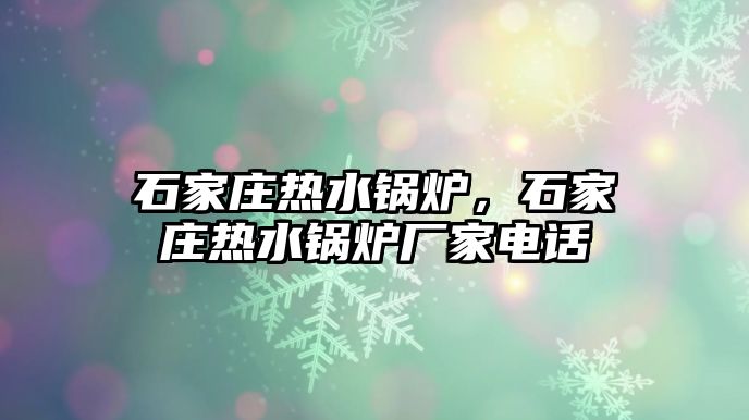 石家莊熱水鍋爐，石家莊熱水鍋爐廠家電話