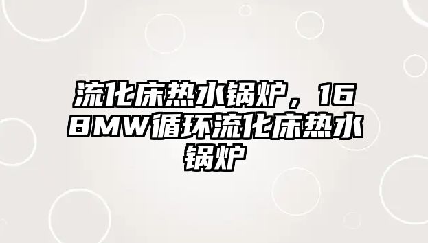 流化床熱水鍋爐，168MW循環(huán)流化床熱水鍋爐