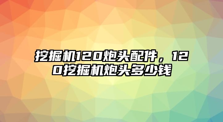 挖掘機120炮頭配件，120挖掘機炮頭多少錢