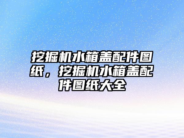 挖掘機水箱蓋配件圖紙，挖掘機水箱蓋配件圖紙大全