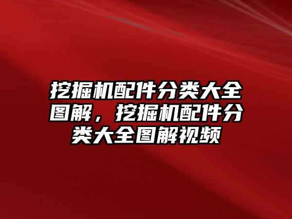 挖掘機配件分類大全圖解，挖掘機配件分類大全圖解視頻