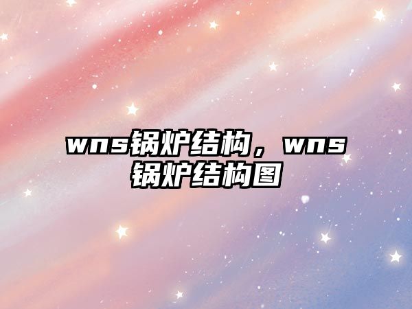 wns鍋爐結構，wns鍋爐結構圖