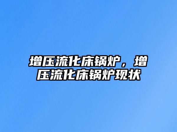 增壓流化床鍋爐，增壓流化床鍋爐現(xiàn)狀