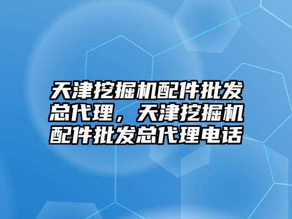 天津挖掘機配件批發(fā)總代理，天津挖掘機配件批發(fā)總代理電話