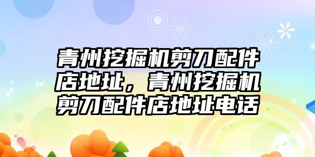 青州挖掘機剪刀配件店地址，青州挖掘機剪刀配件店地址電話