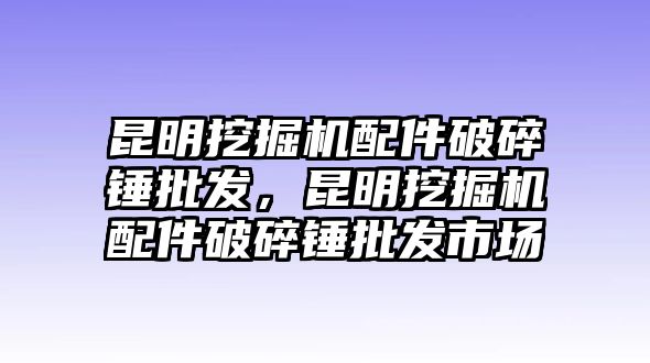 昆明挖掘機(jī)配件破碎錘批發(fā)，昆明挖掘機(jī)配件破碎錘批發(fā)市場(chǎng)