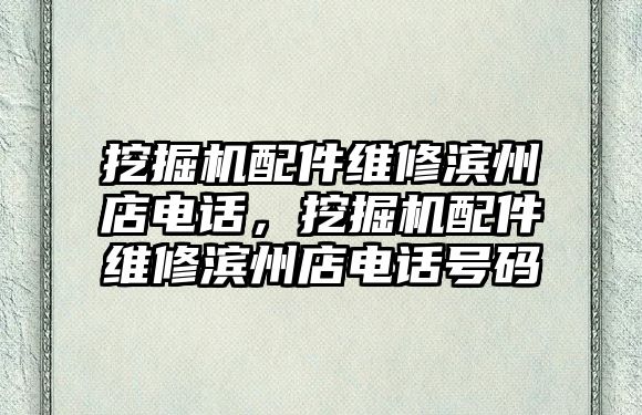 挖掘機(jī)配件維修濱州店電話，挖掘機(jī)配件維修濱州店電話號碼