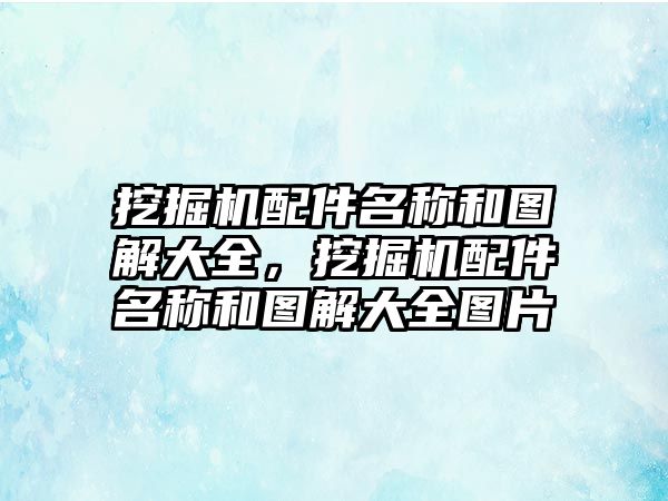 挖掘機(jī)配件名稱和圖解大全，挖掘機(jī)配件名稱和圖解大全圖片