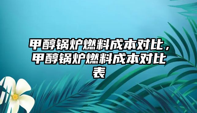 甲醇鍋爐燃料成本對(duì)比，甲醇鍋爐燃料成本對(duì)比表