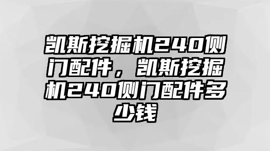 凱斯挖掘機240側門配件，凱斯挖掘機240側門配件多少錢